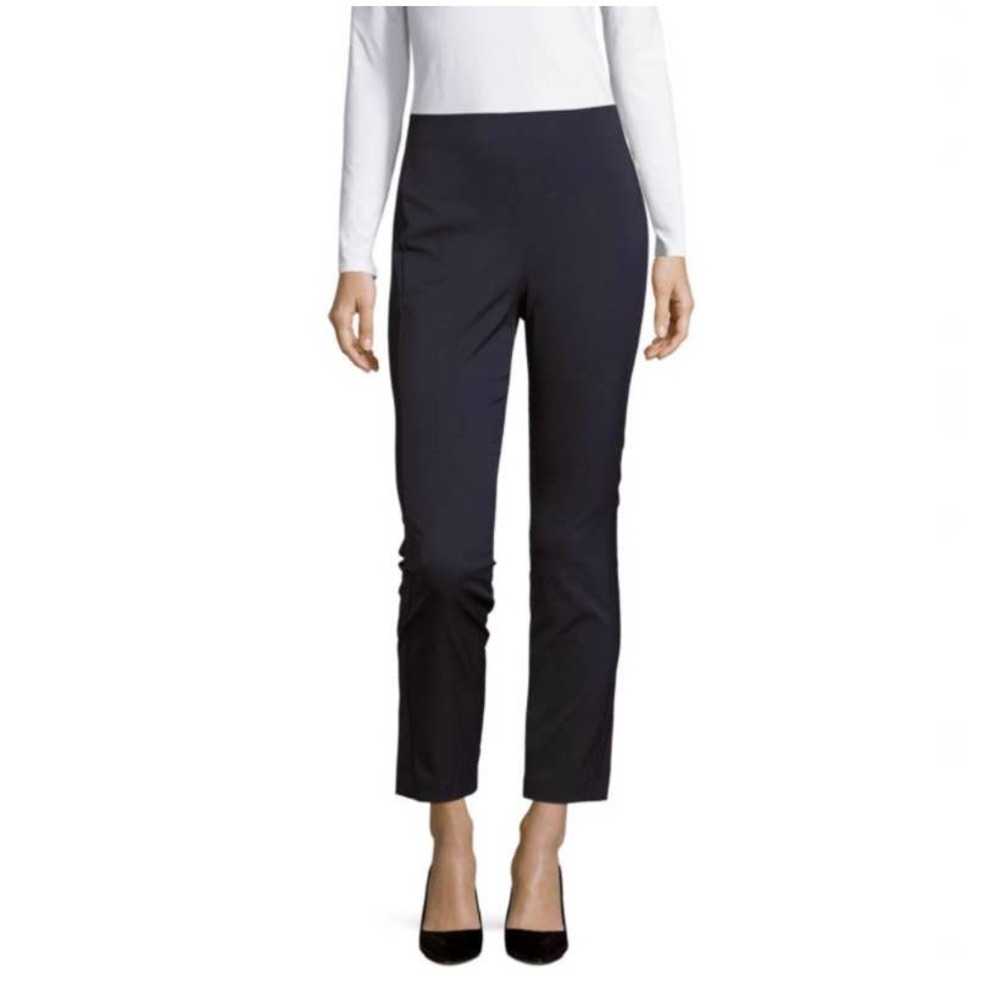 Theory Navalane Skinny Pants Navy Blue Size 0 - Picture 1 of 5